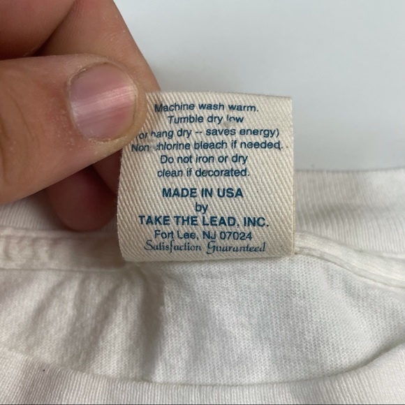 Vintage AGAINST ANIMAL TESTING Single Stitch T-shirt Size XL Recycled Cotton - Picture 5 of 7